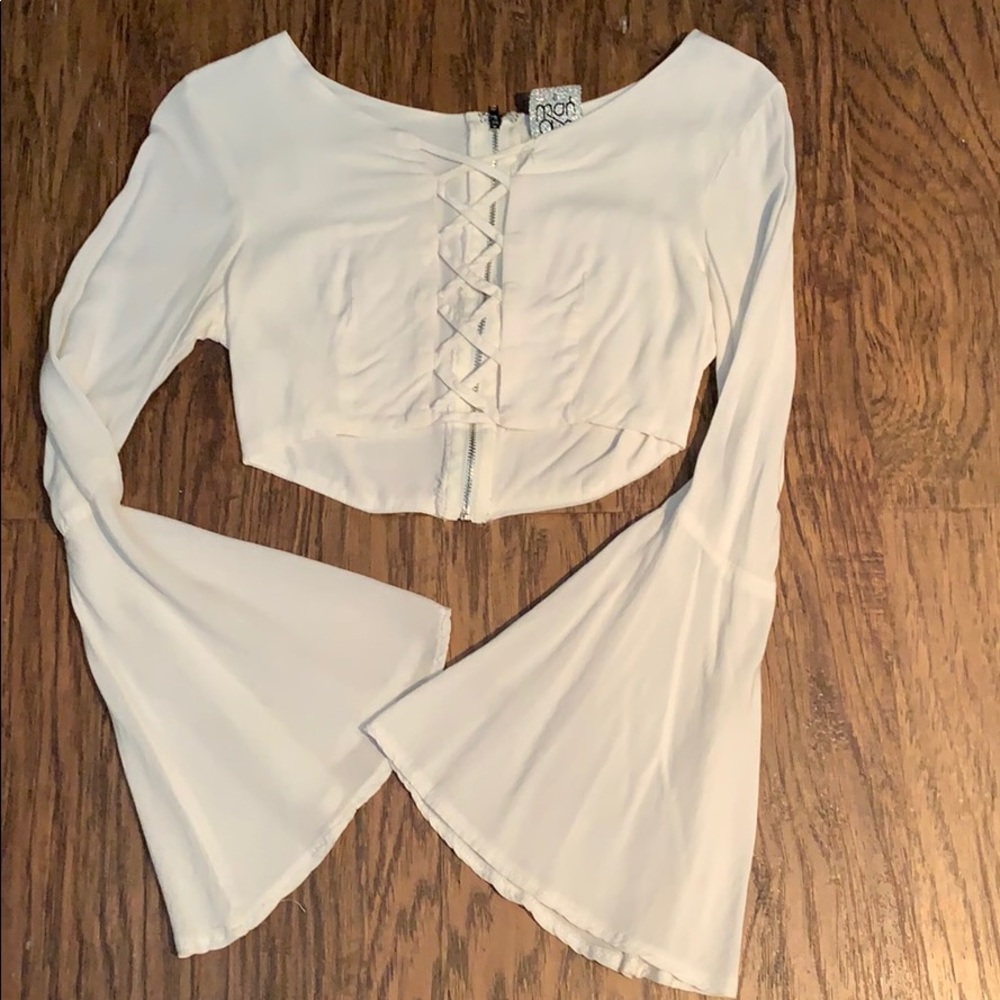 Fun Bell Sleeve Hippie Shirt from LF